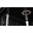 Шкаф 19" телекоммуникационный настенный, 18U 901x600х600 мм, дверь перфорация, черный
